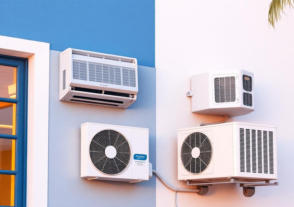 Referencia visual de climatización comercial