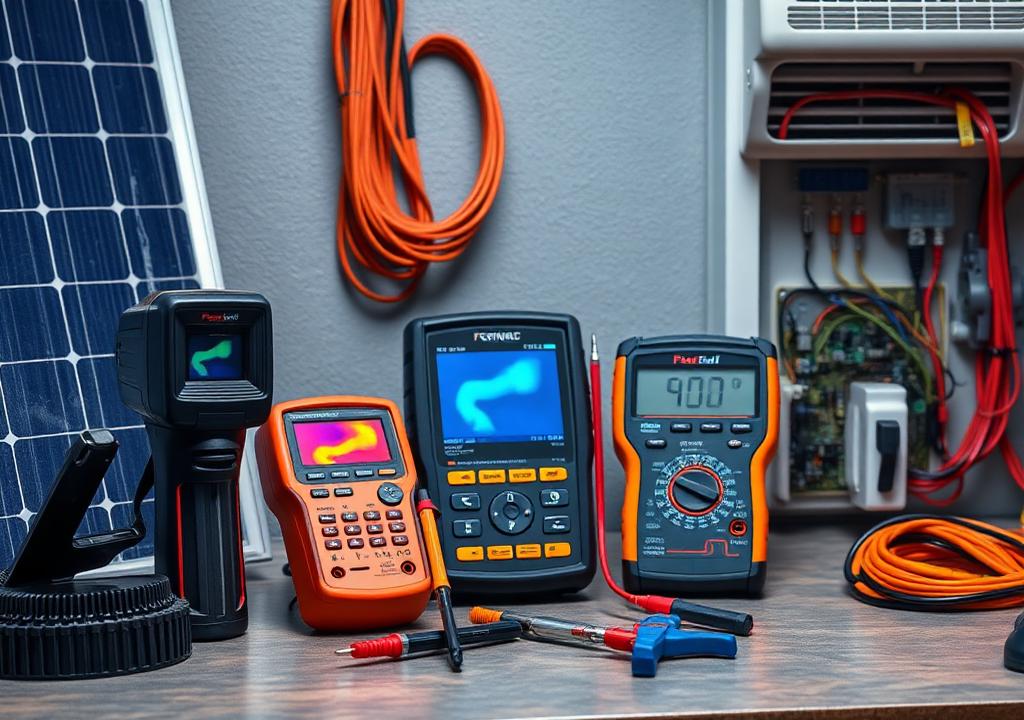 Referencia visual de mantenimiento eléctrico
