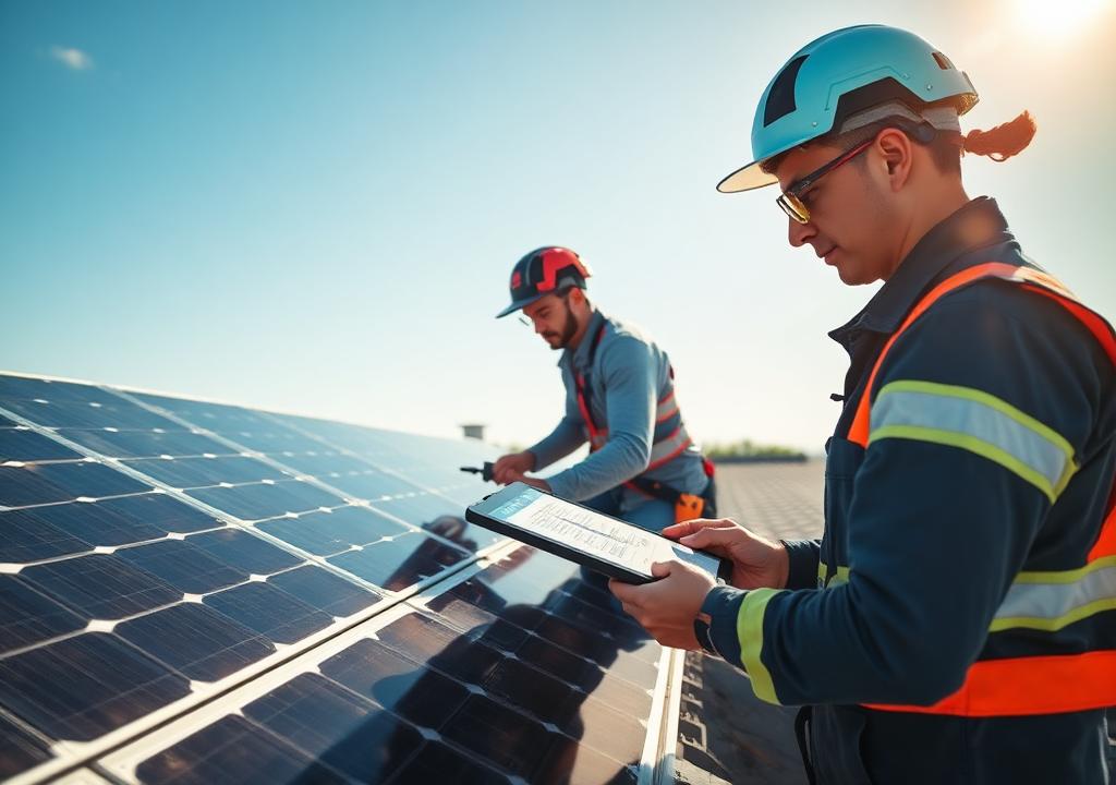 Mantenimiento de sistema fotovoltaico — Mantenimiento en Nacional