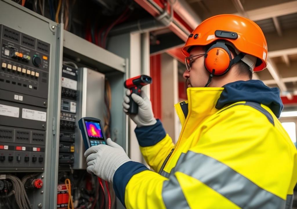 Revisión eléctrica en operación empresarial — Mantenimiento en República Dominicana