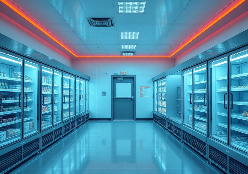 Referencia visual de refrigeración comercial