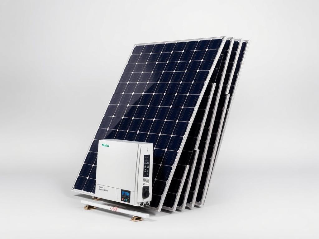 Kit Solar 1 kW · batería 1.25 kWh — kit solar pre-ensamblado