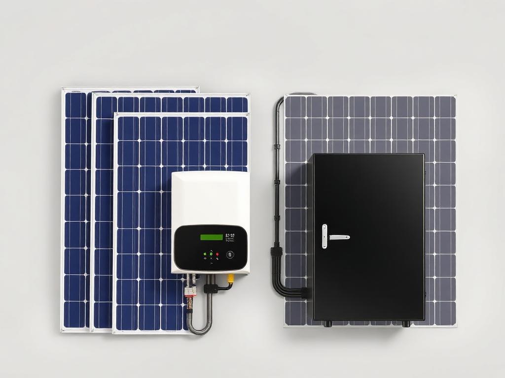 Kit Solar 2 kW · batería 5 kWh — kit solar pre-ensamblado